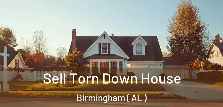  Sell Torn Down House Birmingham ( AL )